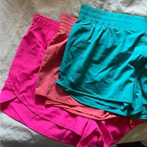 3 Workout Shorts w/ Built in Under Shorts & Zip Pocket ‼️New w/ Tags